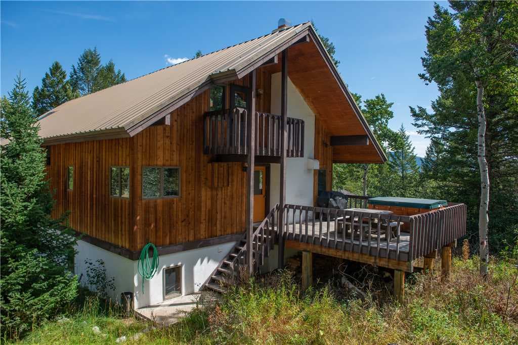 Deckside Exterior w/ Loft Balcony Above - - Hot Tub (New Summer 2025)