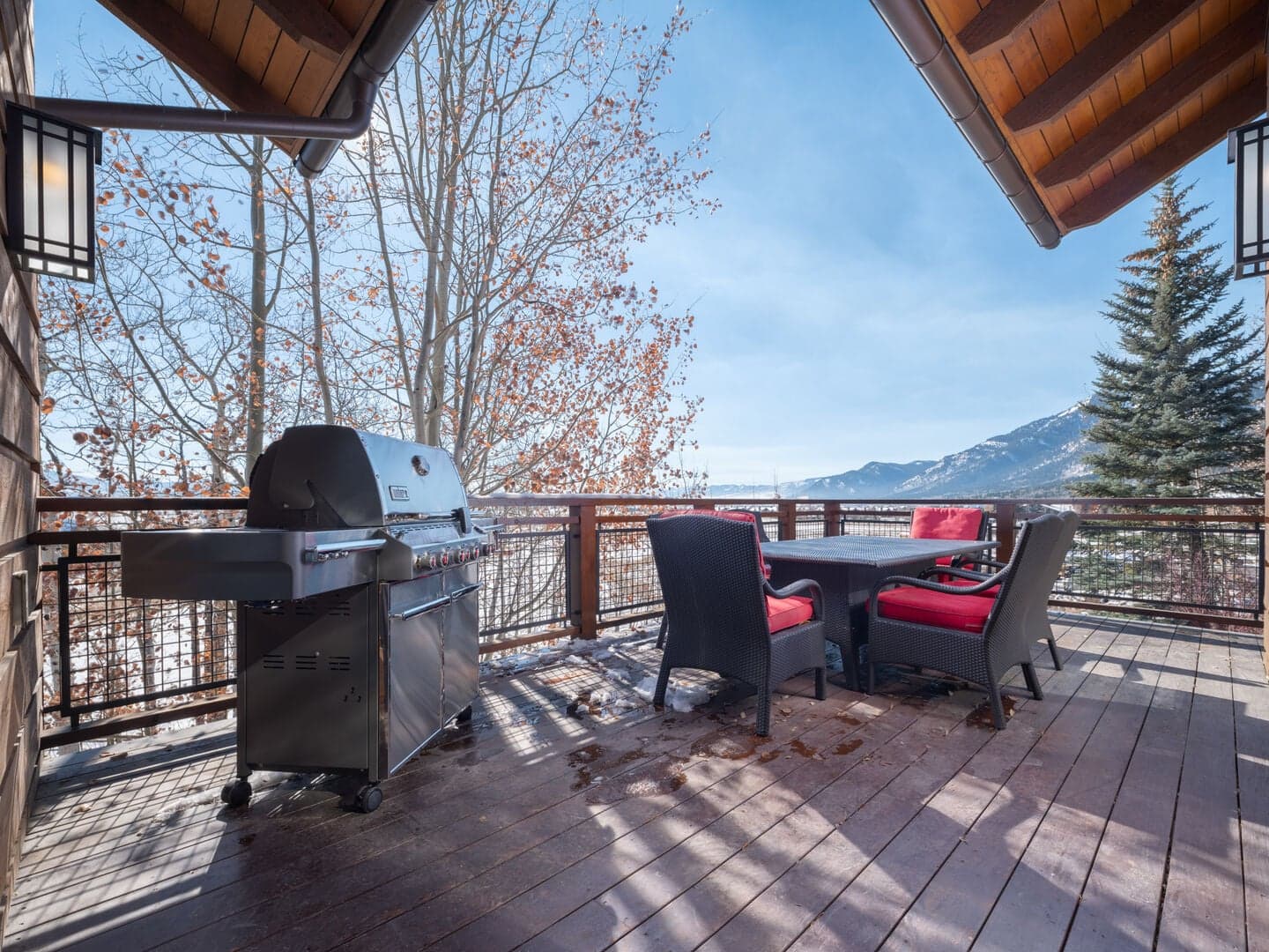 Deck with Views of the Mountain