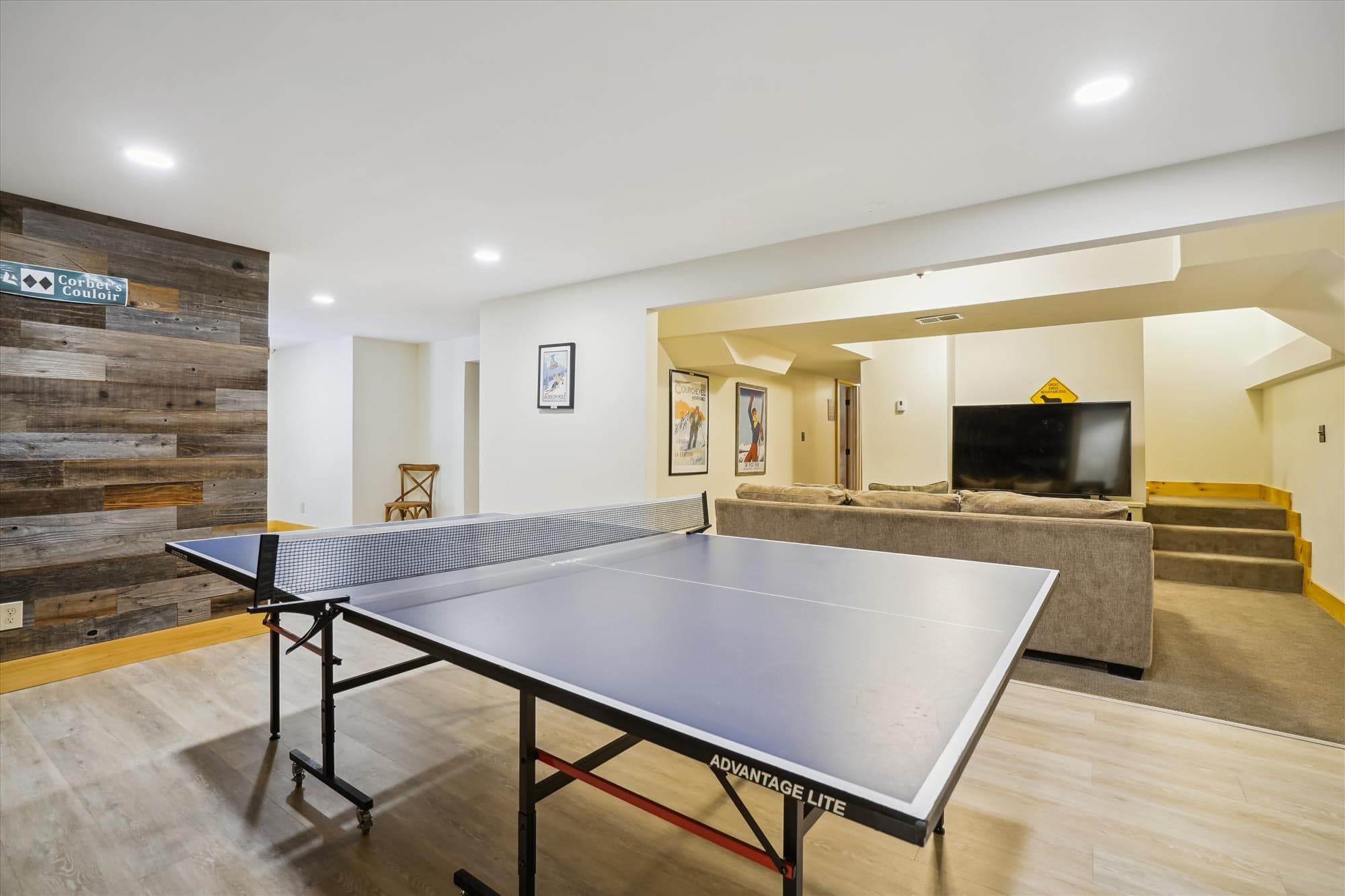 Play a game of ping pong, or watch a great movie.