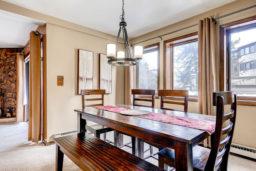 Dining Area - Park Place 101C - Breckenridge Vacation Rental