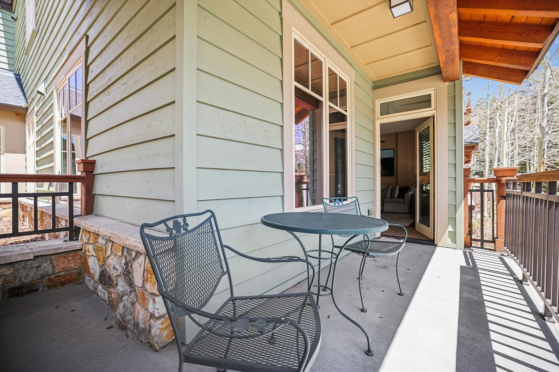 Patio, Water House on Main 5104, Breckenridge Vacation Rental