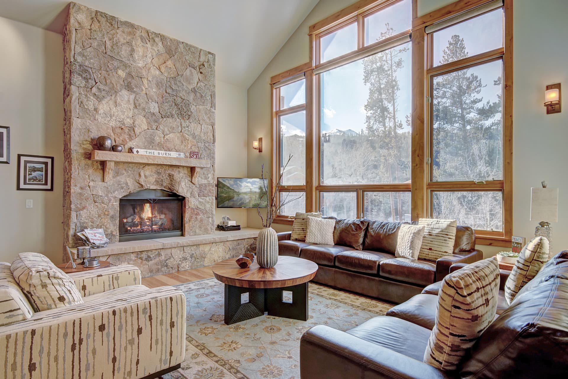 Living Area - Riverwood Retreat - Breckenridge Vacation Rental
