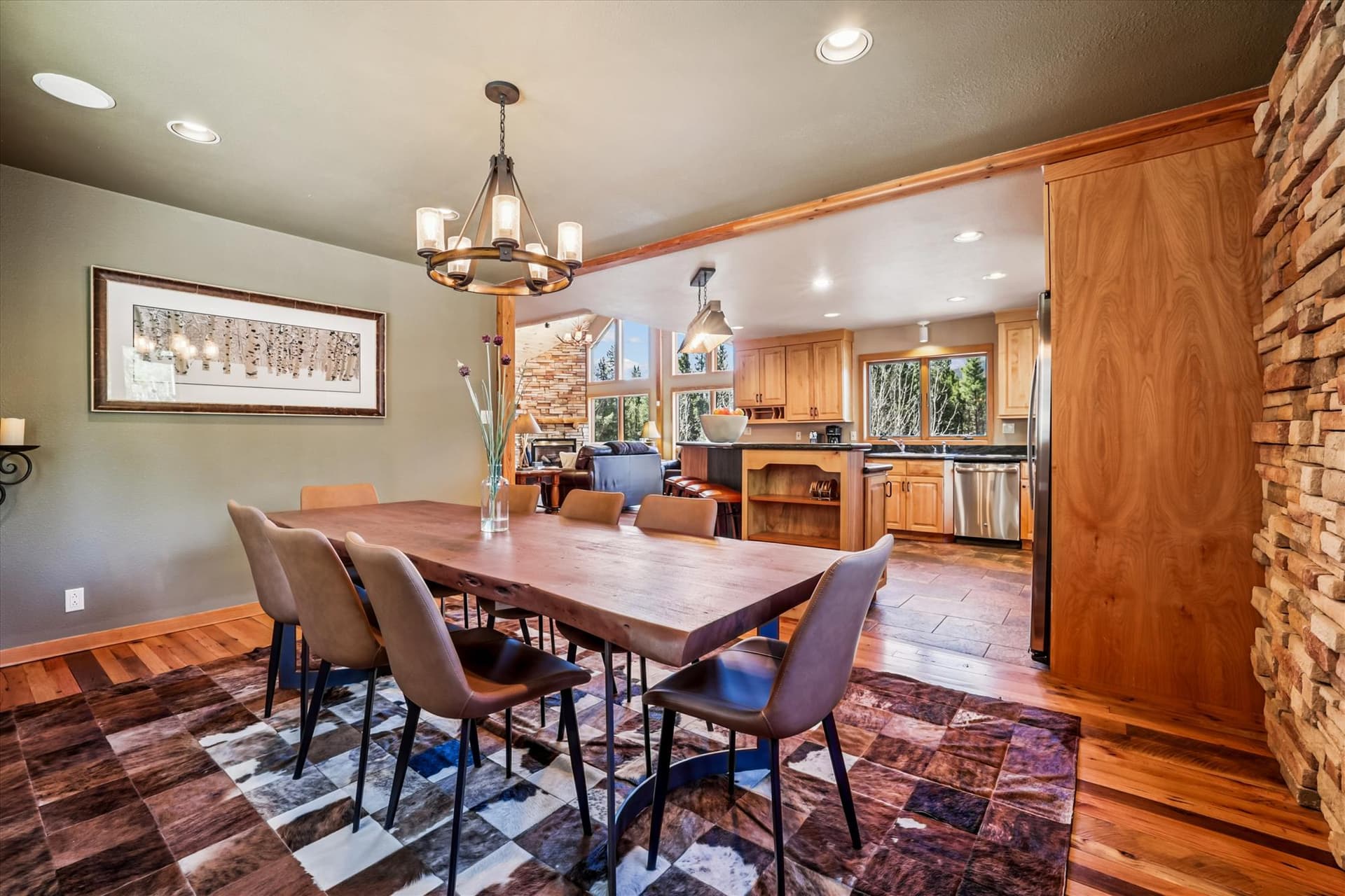 Dining Area - Mountain Serenity Retreat - Blue River Vacation Rental