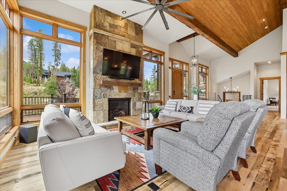 Living Area - Alpine Exhale - Breckenridge Vacation Rental