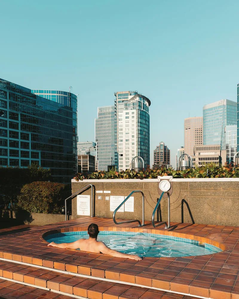 Rooftop pool