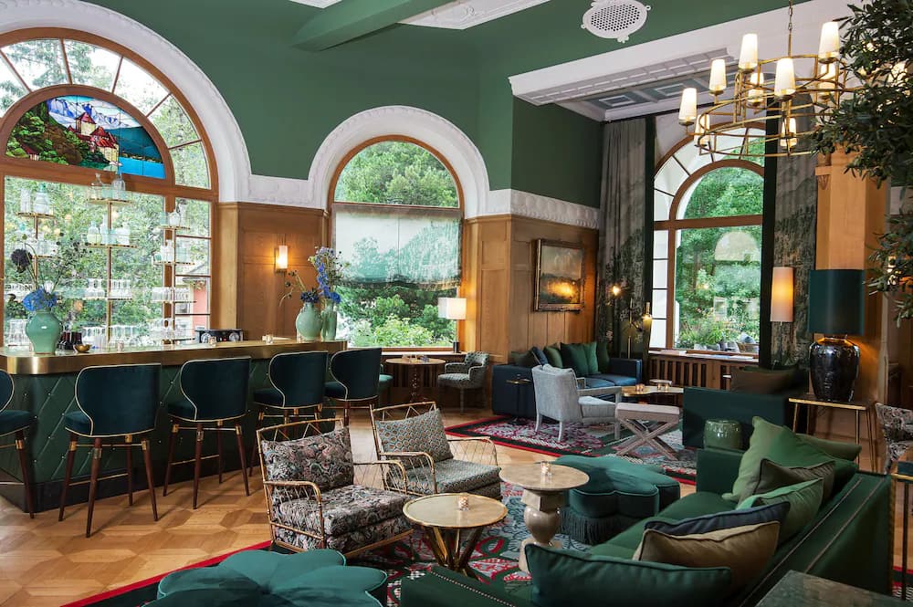 Lobby sitting area