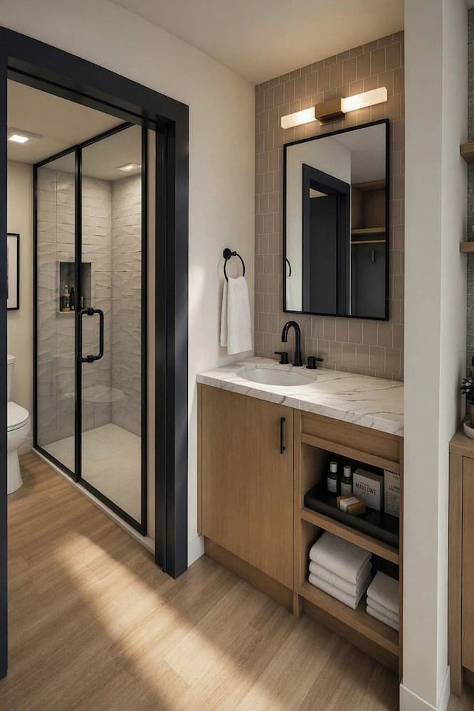 Bathroom shower