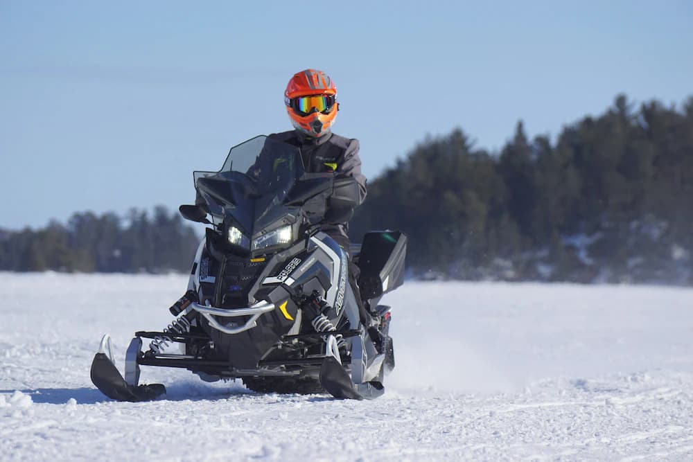 Snowmobiling