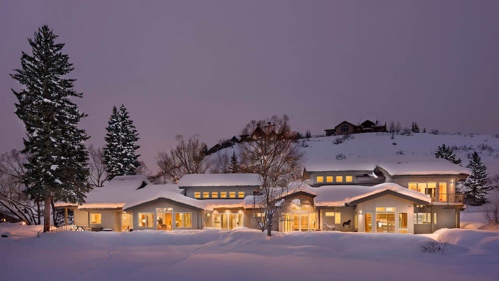 Front of property - evening/night