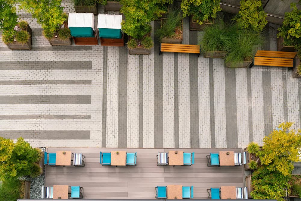 Courtyard view
