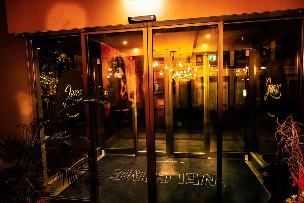 Interior entrance